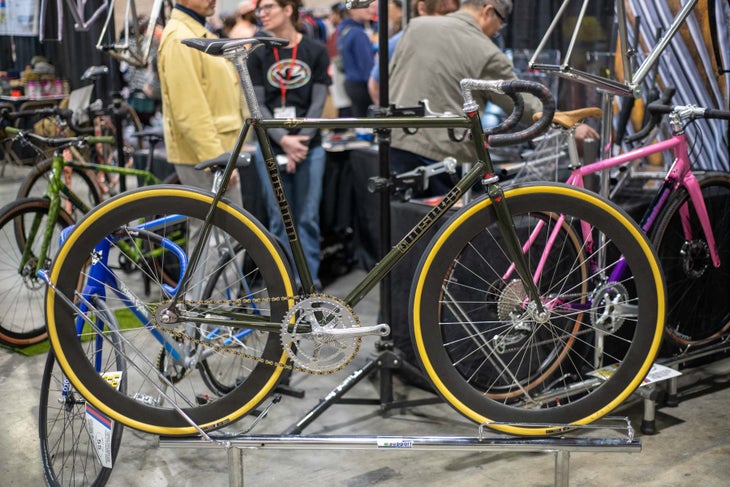 Bishop's Stunning, Geometry Pushing Track Bikes: Philly Bike Expo - Velo