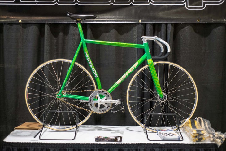 Bishop's Stunning, Geometry Pushing Track Bikes: Philly Bike Expo - Velo