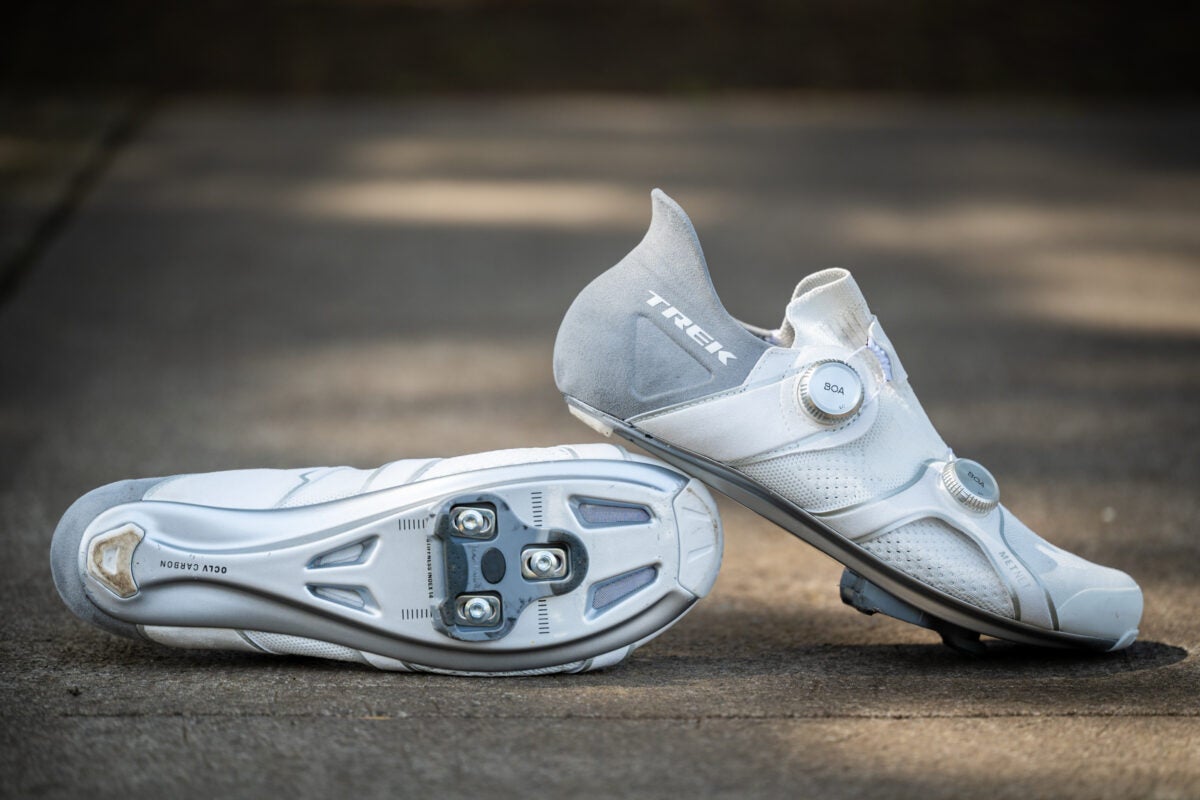 Trek RSL Knit Shoe トレック RSL ニットシューズ Trek White/Silver トレックホワイト/シルバー EU43 Bontrager ボントレガー DSC_5311-1200x800.jpg