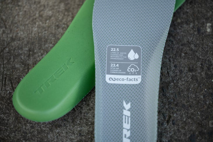Trek insole using RISE by Bloom technology