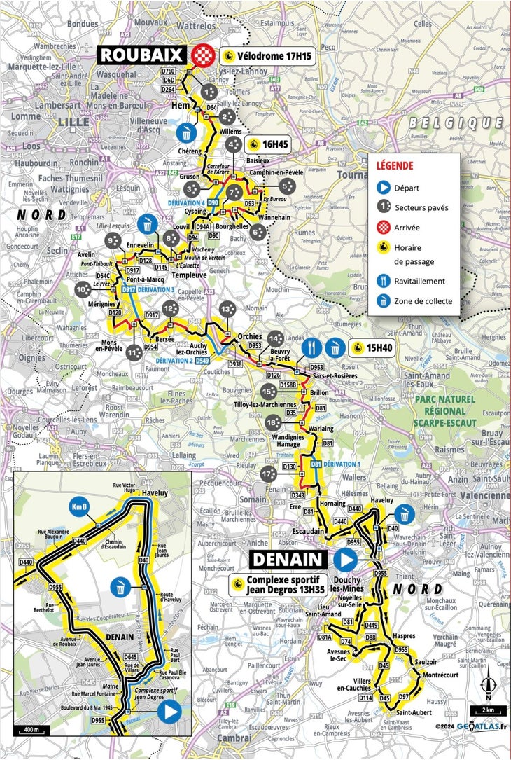 Paris-Roubaix Essentials: Cobbles, Contenders, Weather, Maps, Start ...