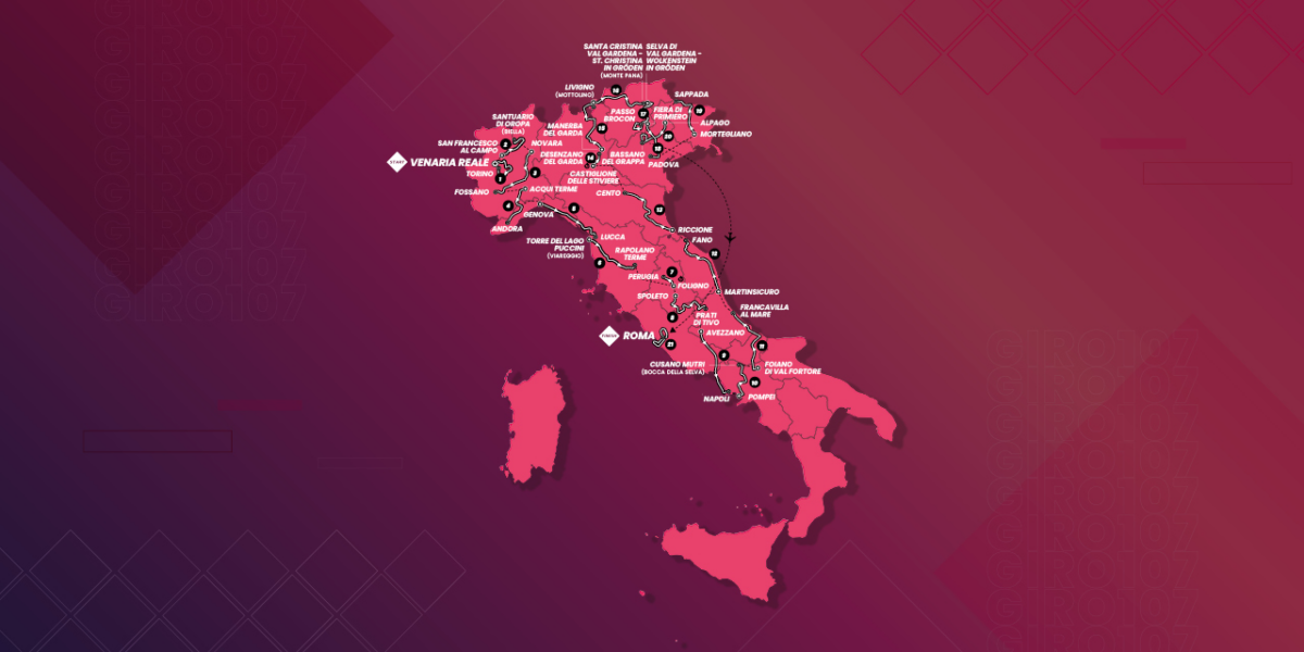 Giro d'Italia 2024 route