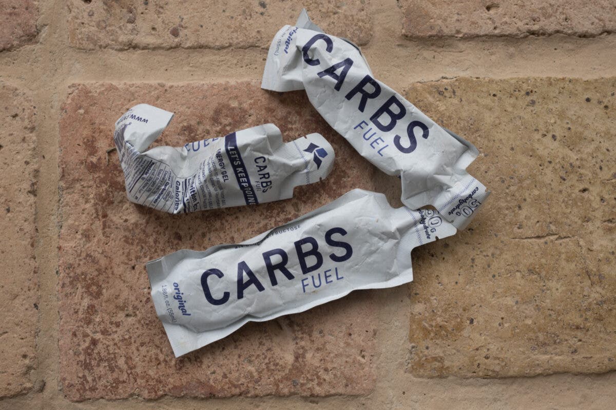 Carbs Fuel gel after the Traka 360