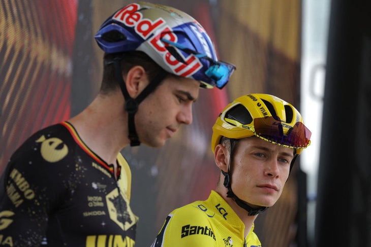 Van Aert and Vingegaard, Visma-Lease a Bike