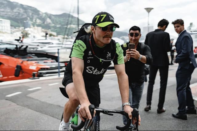 F1 Driver Valtteri Bottas Spotted Riding an Unreleased Canyon Road Bike