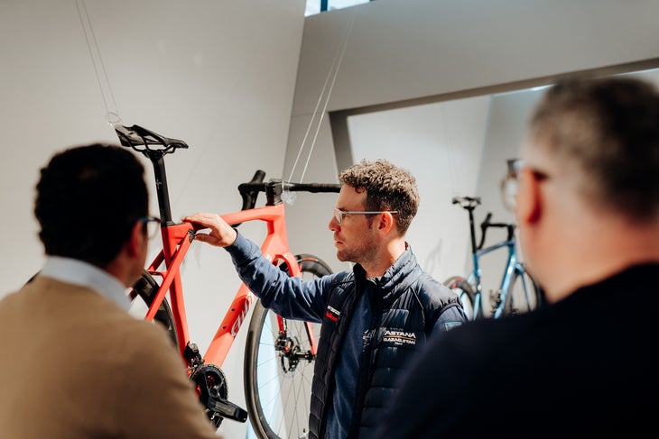 Cavendish at Wilier factory