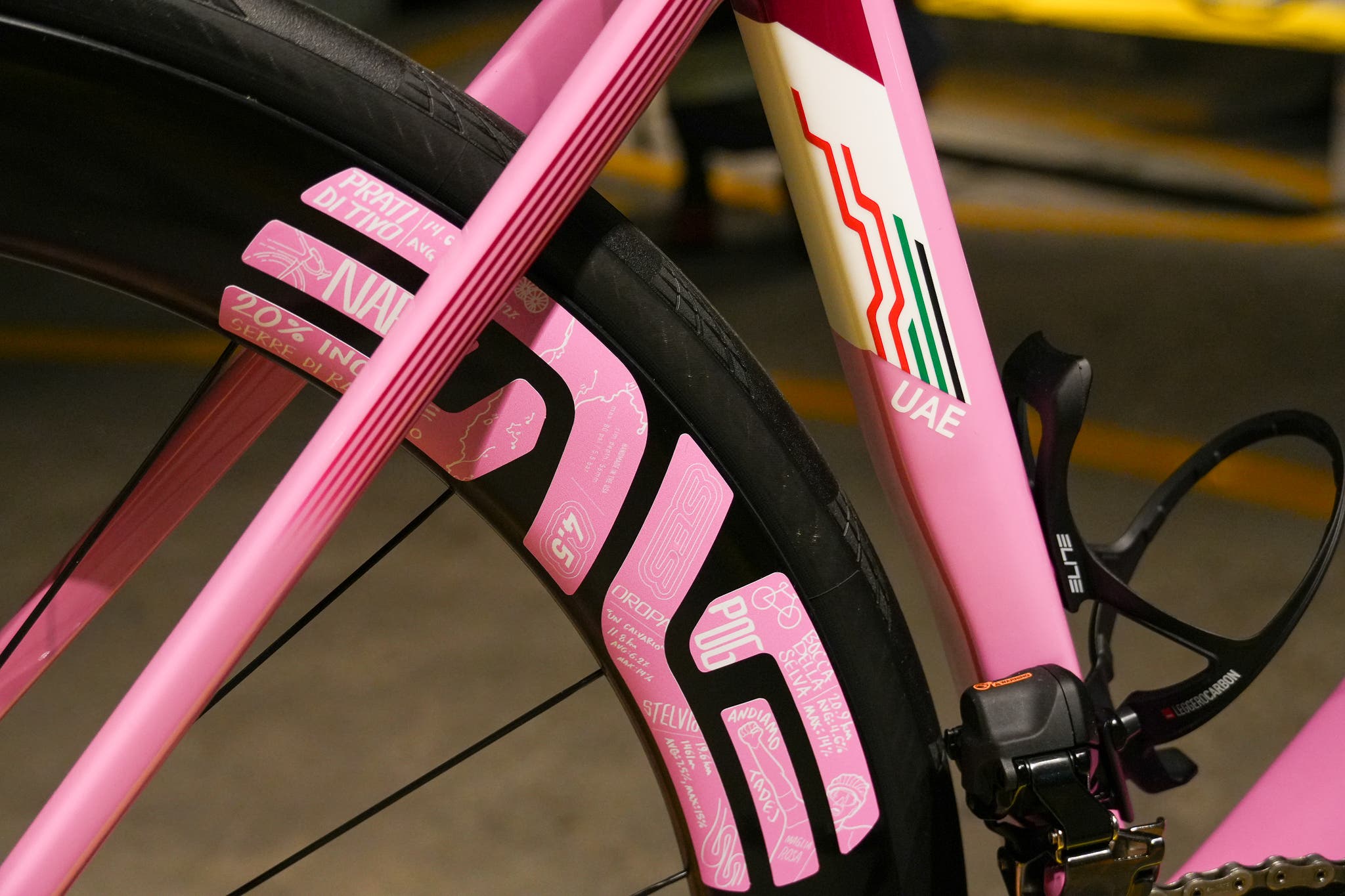 Bike Check: Tadej Pogacar's Race Ready Colnago V4RS Is Pretty in Pink
