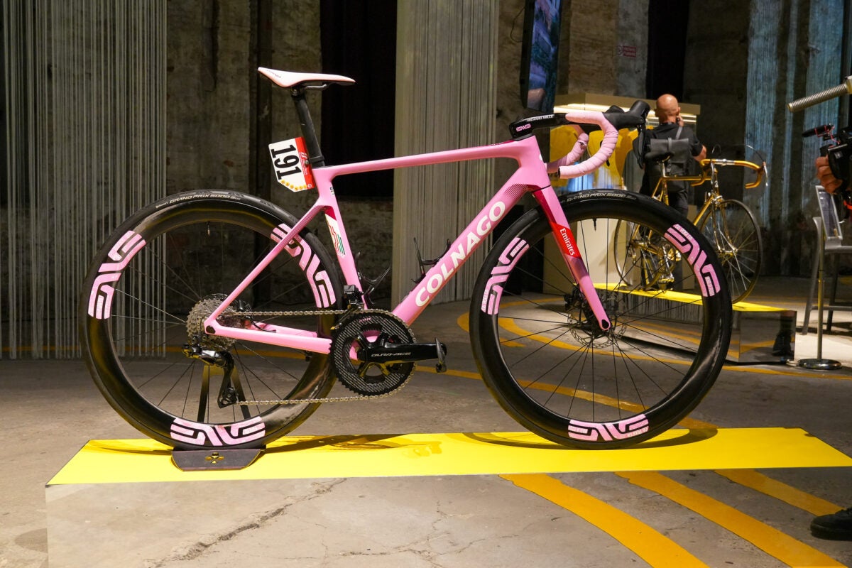 Bike Check: Tadej Pogacar's Race Ready Colnago V4RS Is Pretty in Pink ...