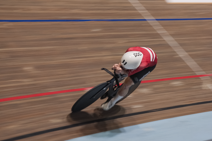 Canyon track bike in the Velodrome