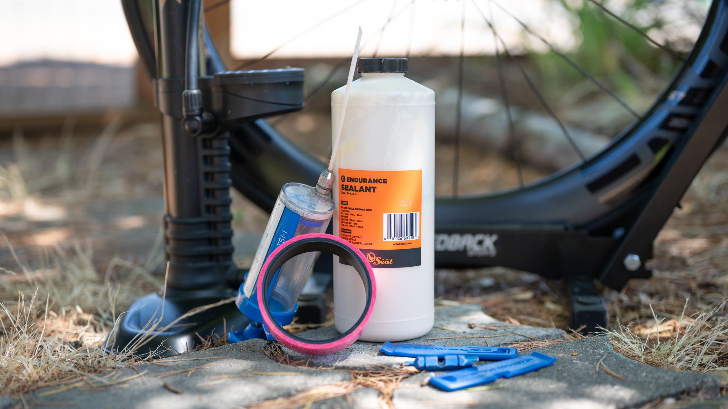The tools you need for a tubeless tire setup