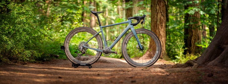 2024 SRAM RED XPLR AXS mounted to an Enve MOG