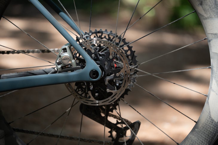updated SRAM brake rotor and caliper