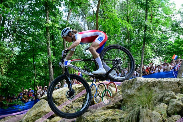 Pauline Ferrand-Prévot Blazes to Olympic XC Gold, USA's Haley Batten Silver