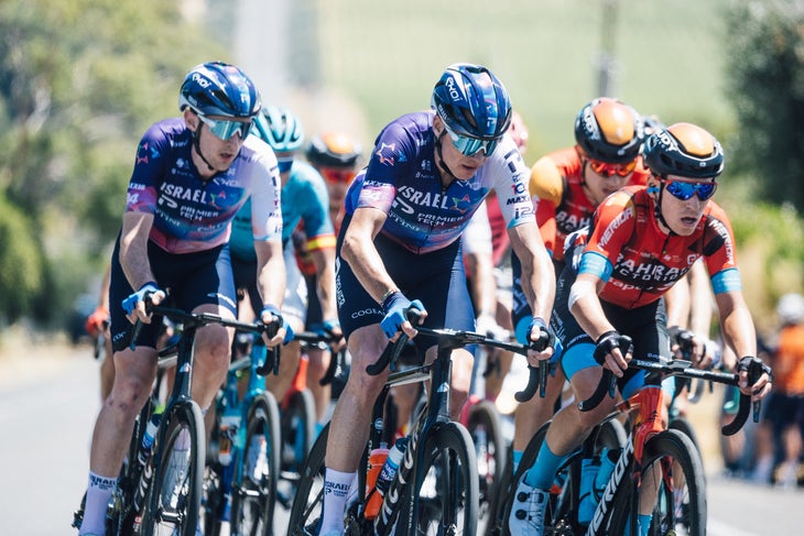 Chris Froome started his season off in a different way, lining out on the Santos Tour Down Under in Australia (photo by Chris Auld)