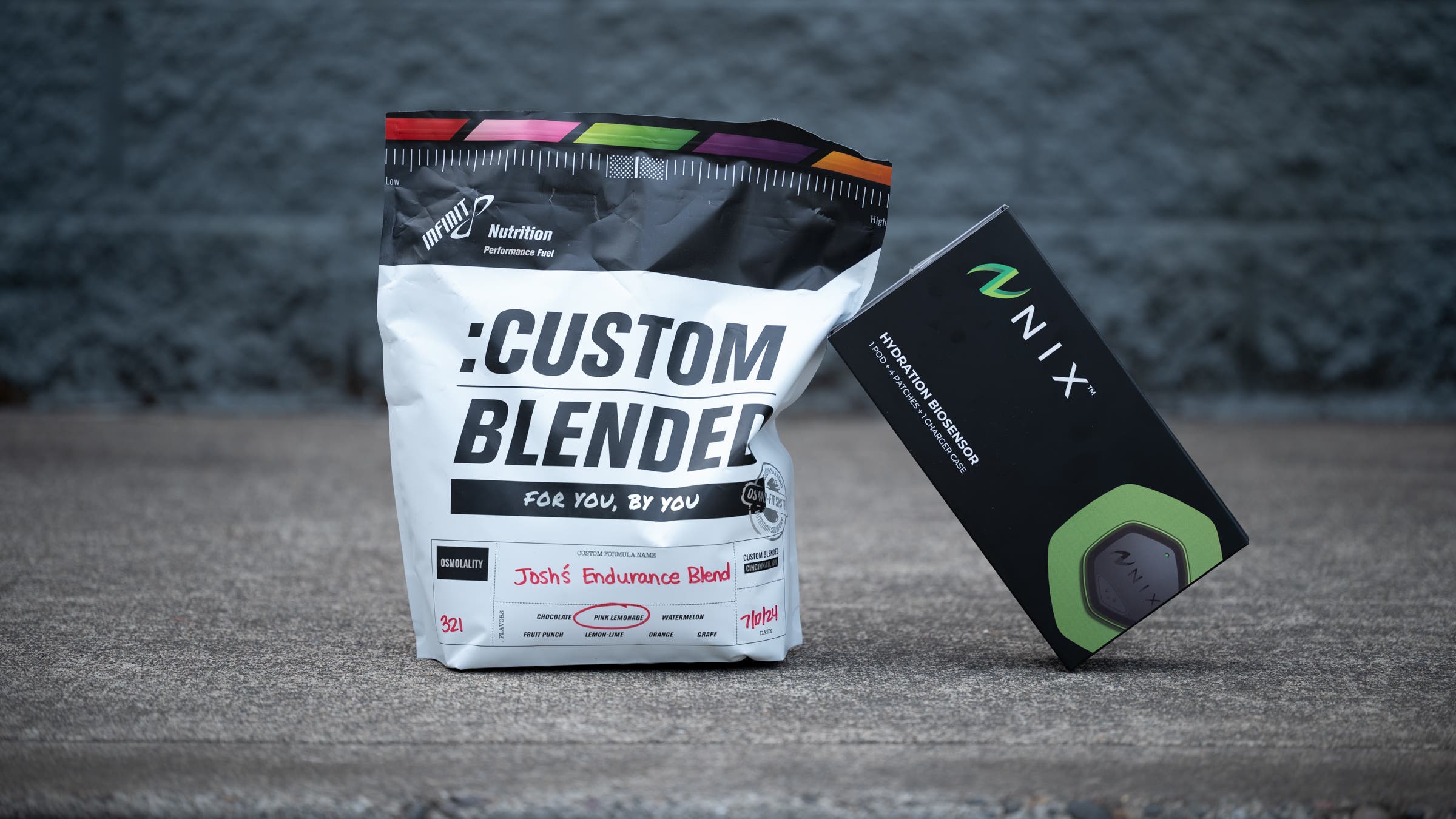 Infinit Nutrition custom nutrition mix and Nix Biosensor