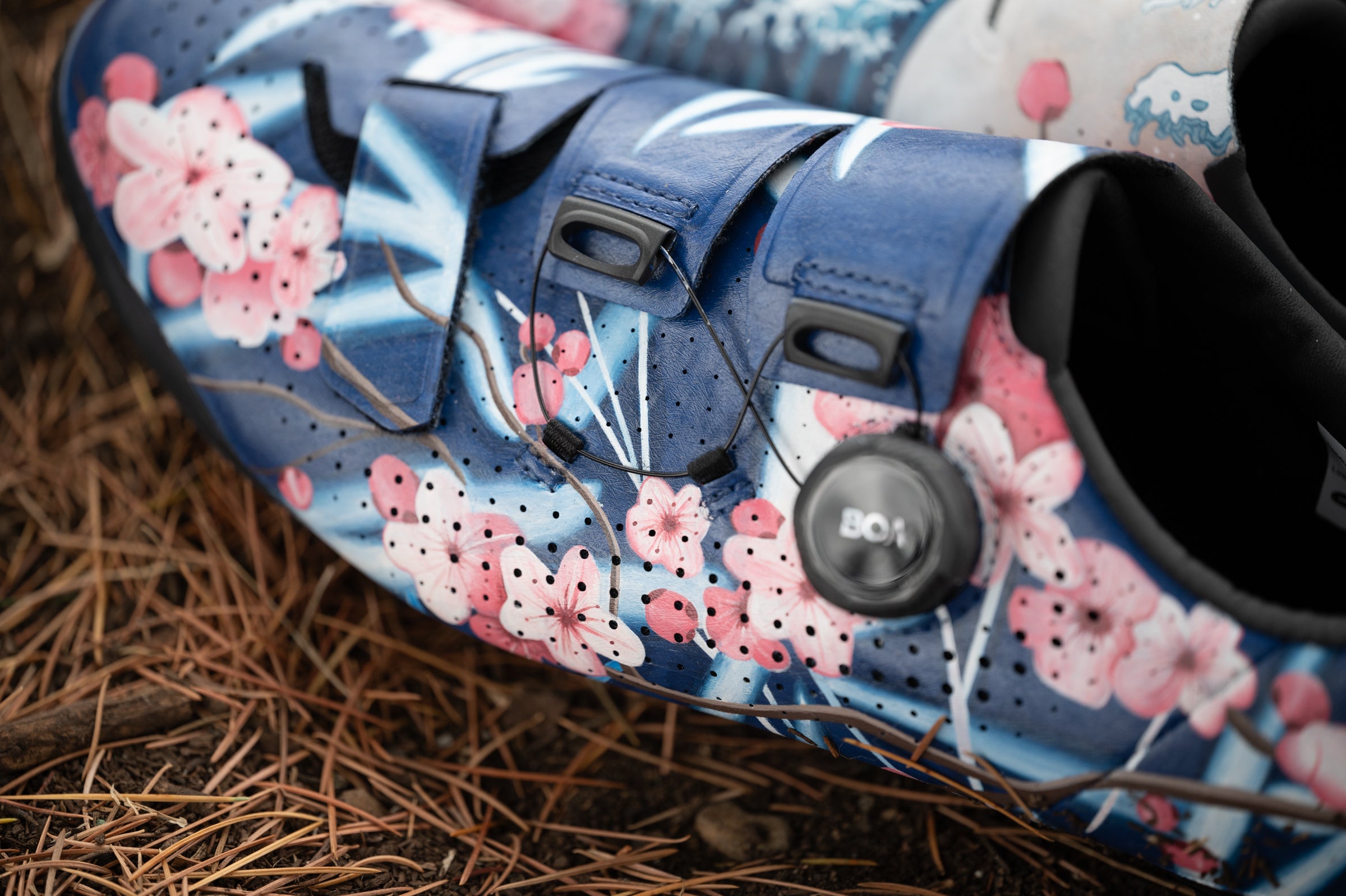 Custom Painted Shimano Cycling Shoes