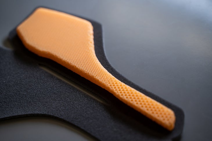 Elastic Interface 3D printed chamois insert