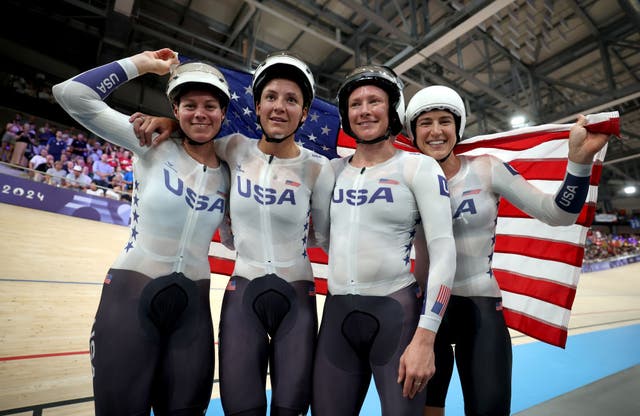 Team USA Wins Gold in Women's Team Pursuit in Thrilling Race after Decade-Plus Journey
