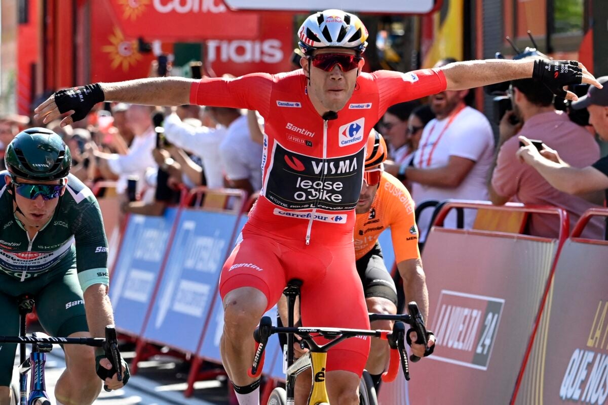 Vuelta a España Stage 3 First Win in Six Months for Wout Van Aert