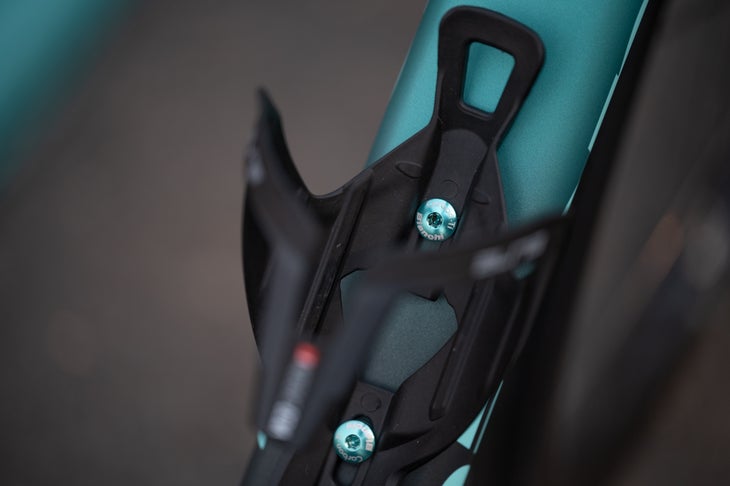 Bianchi Ti bottle cage bolts