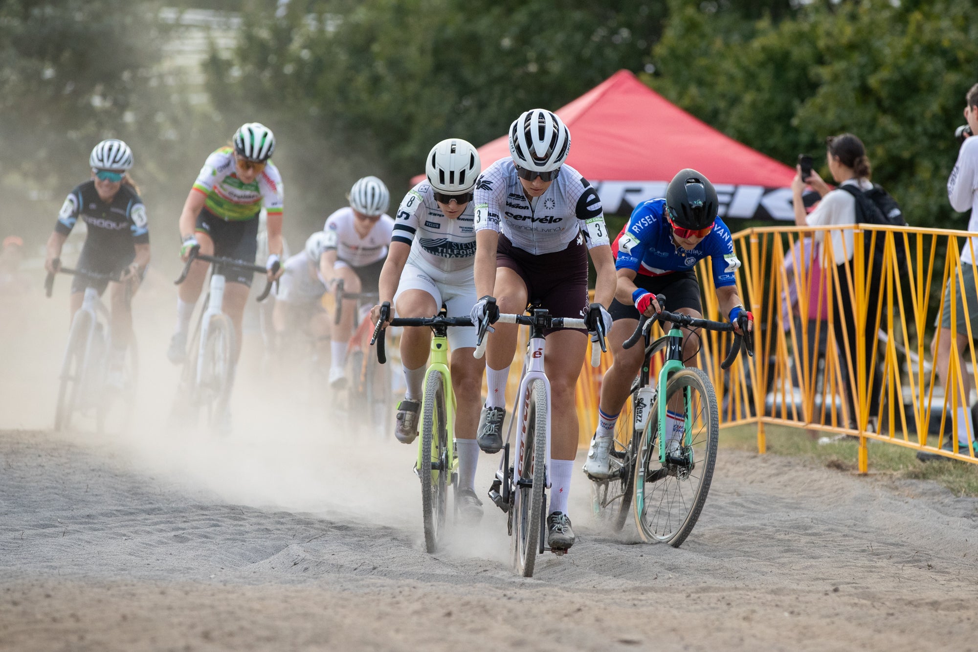 Cycling in the French countryside during the annual Cavendish Tour de France 2025