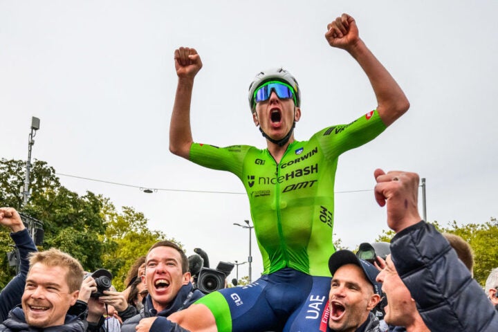 Pogačar Lifts Lid on Power Numbers and Nutrition Philosophy 7 Tadej Pogačar broke Strava at road worlds.