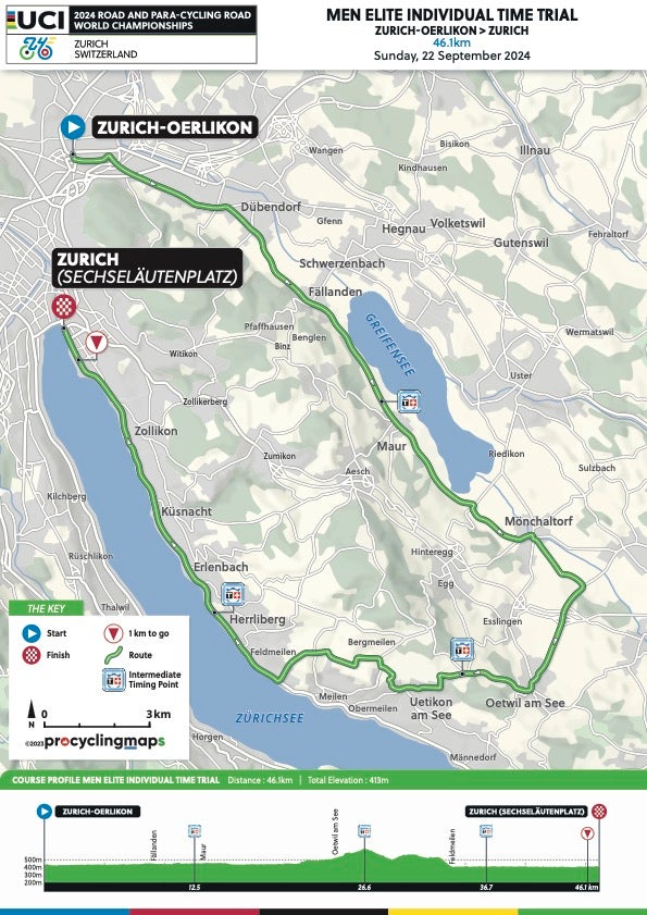 2024 Road Cycling World Championships Preview Maps, Favorites, Schedules