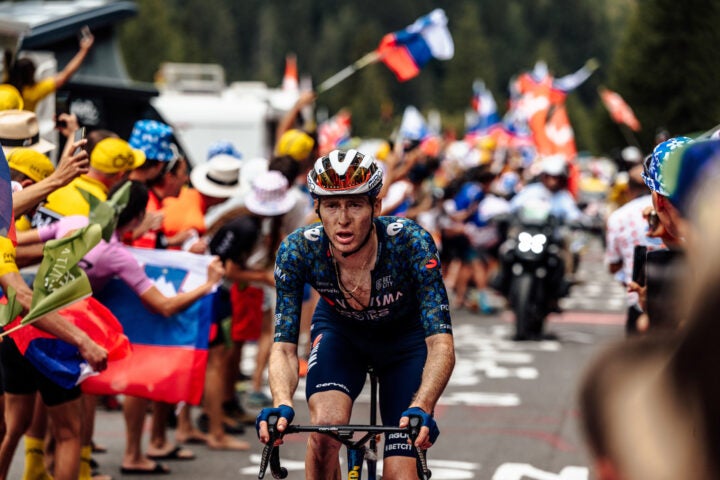 Who gets your Vélo d’Or vote? 4 Matteo Jorgenson was second on a stage and eighth overall in this year's Tour de France (Photo by Chris Auld)