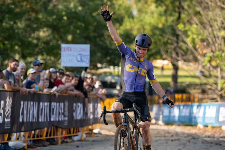 Hélène Clauzel and Andrew Strohmeyer Untouchable at Charm City Cross 5 Charm City Cross 2024 C1 Race