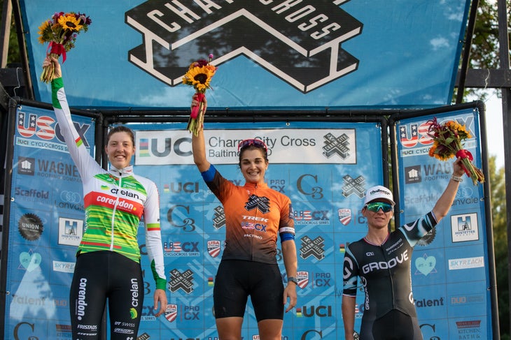 Hélène Clauzel and Andrew Strohmeyer Untouchable at Charm City Cross 4 Charm City Cross 2024 C1 Race