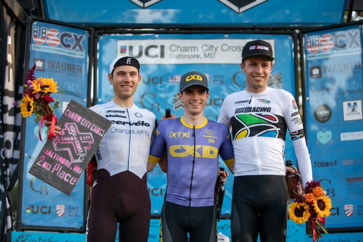 Hélène Clauzel and Andrew Strohmeyer Untouchable at Charm City Cross 6 Charm City Cross 2024 C1 Race