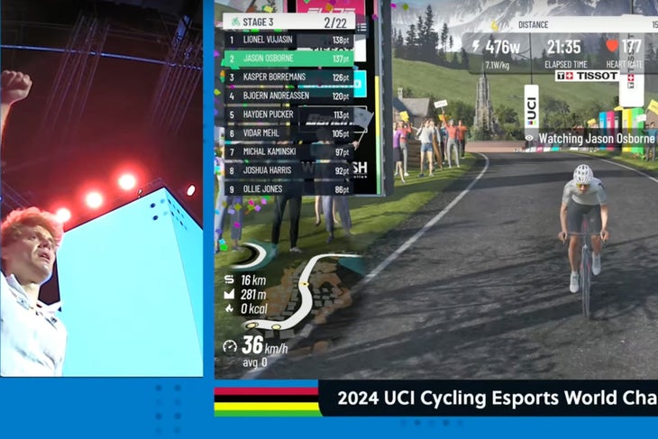 UCI Esports World Champs: Osborne and McCarthy Prevail 2 Jason Osborne UCI Esports 2024 win