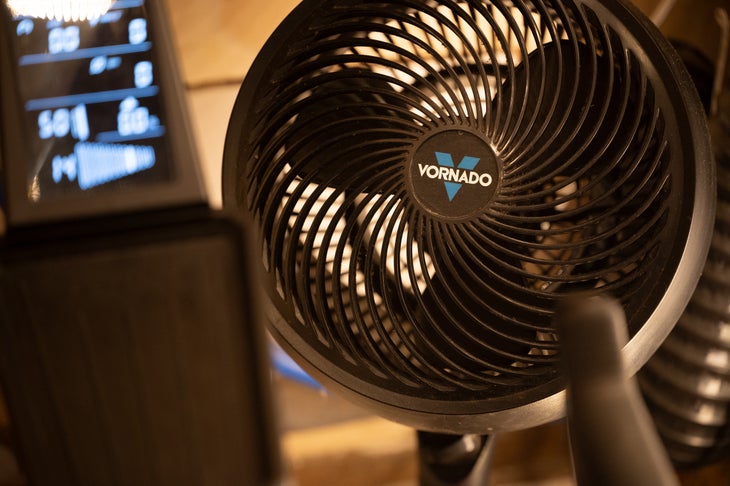 Vornado fan for riding on Zwft