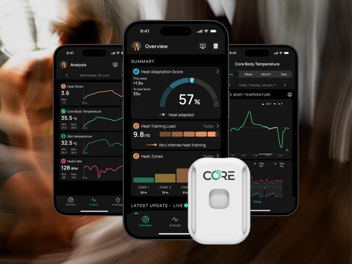 Core 2 Tips Want to Heat Train like Pogačar? CORE Releases New Sensor