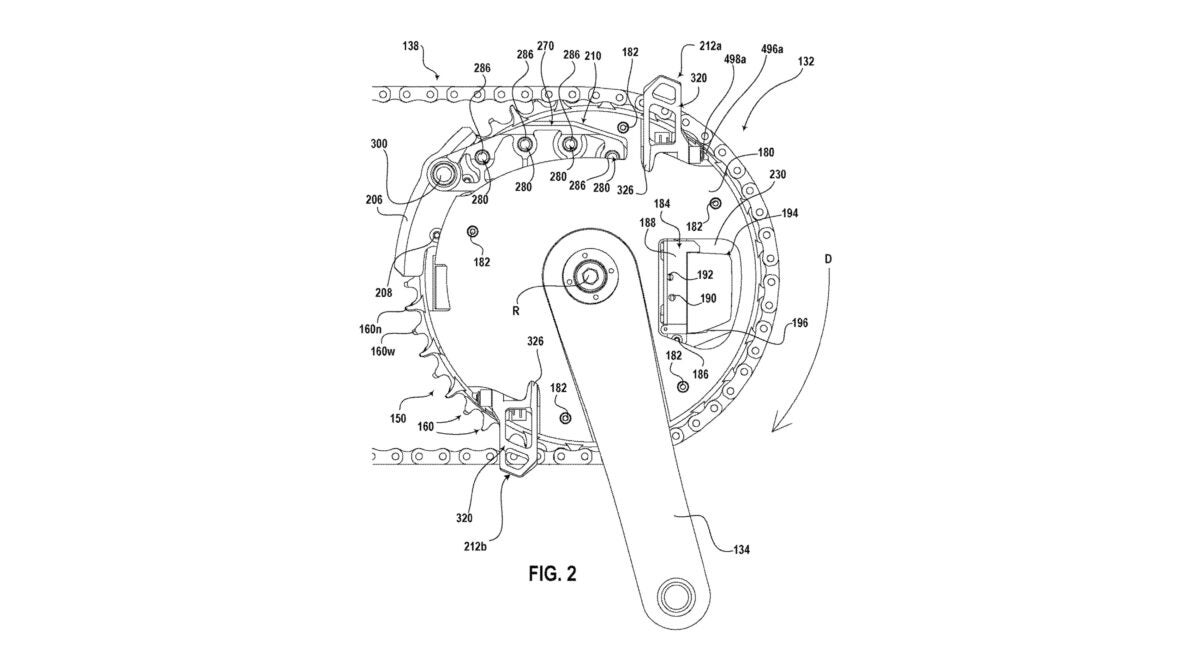 SRAM Patent Reveals Chainring-Integrated AXS Front Derailleur: A Shift Revolution Ahead