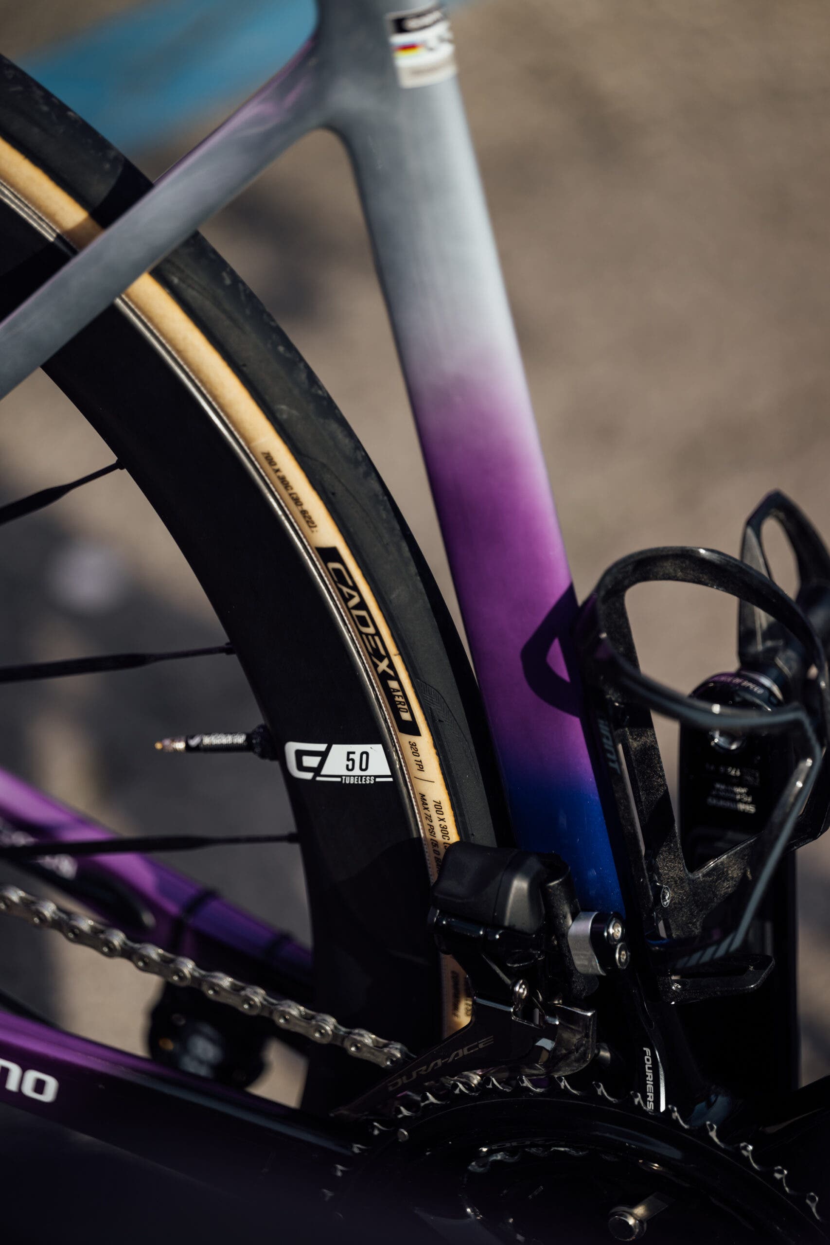 Cadex Aero tire 30 mm wide strade bianche 2025 Chris Auld-2