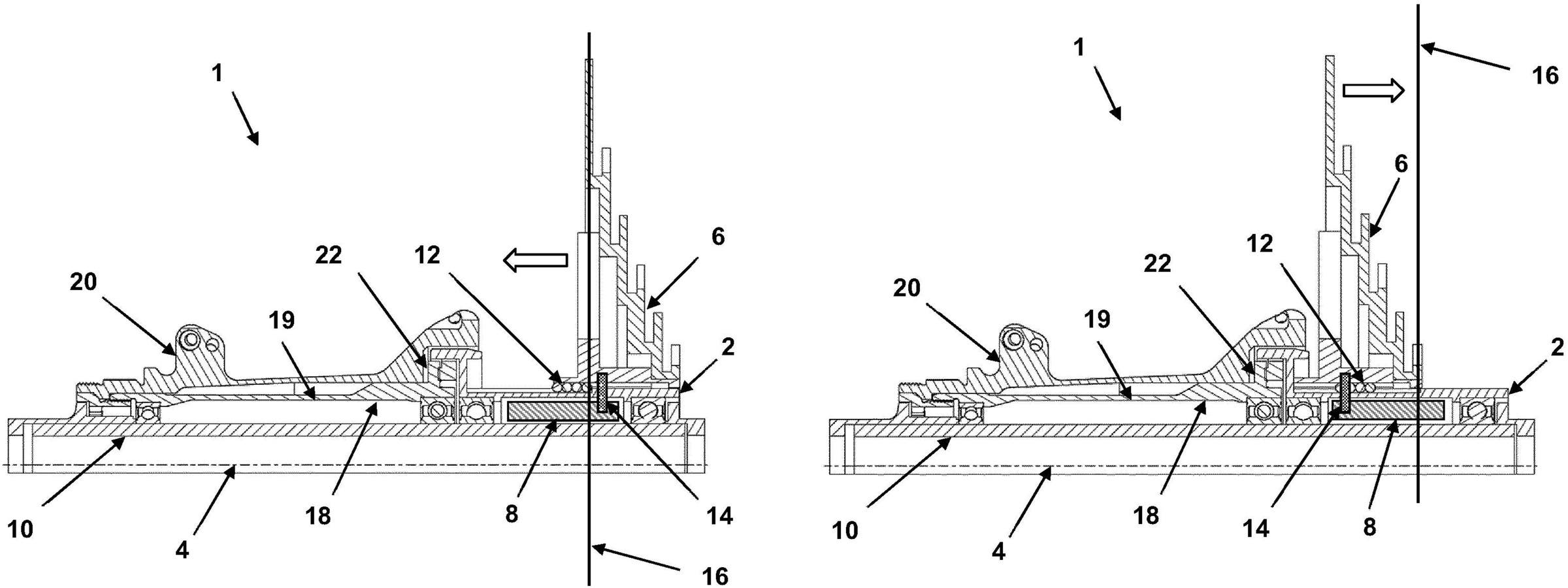 classified patent axial movement of cassette for gear changes derailleur-less drivetrain 18 speeds