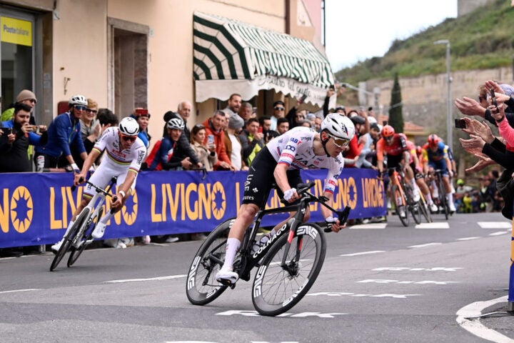 Pogačar and Van der Poel, 2024 Milan San Remo