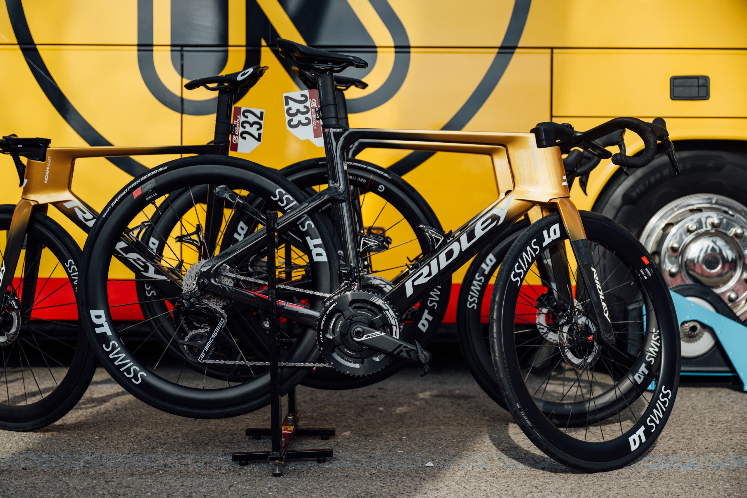 Uno X Ridley Noah Fast DT Swiss wheels Strade Bianche Tech 2025 Chris Auld-27