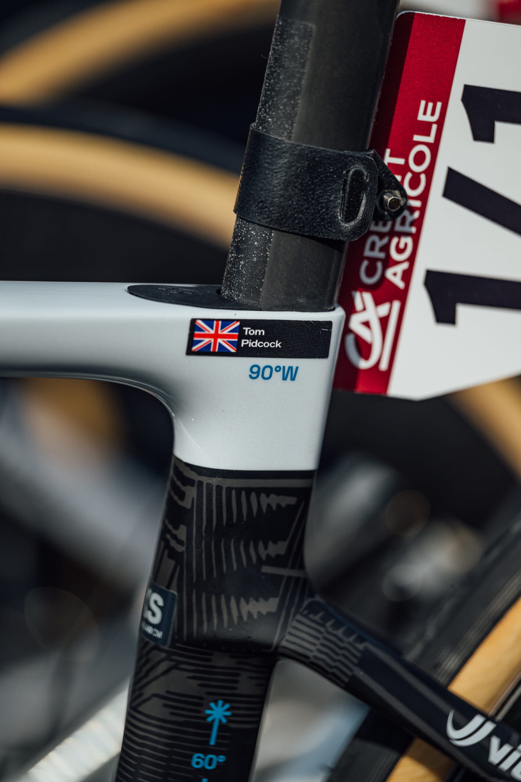 Tom Pidcock Q365 Team Strade Bianche Tech 2025 Chris Auld-78