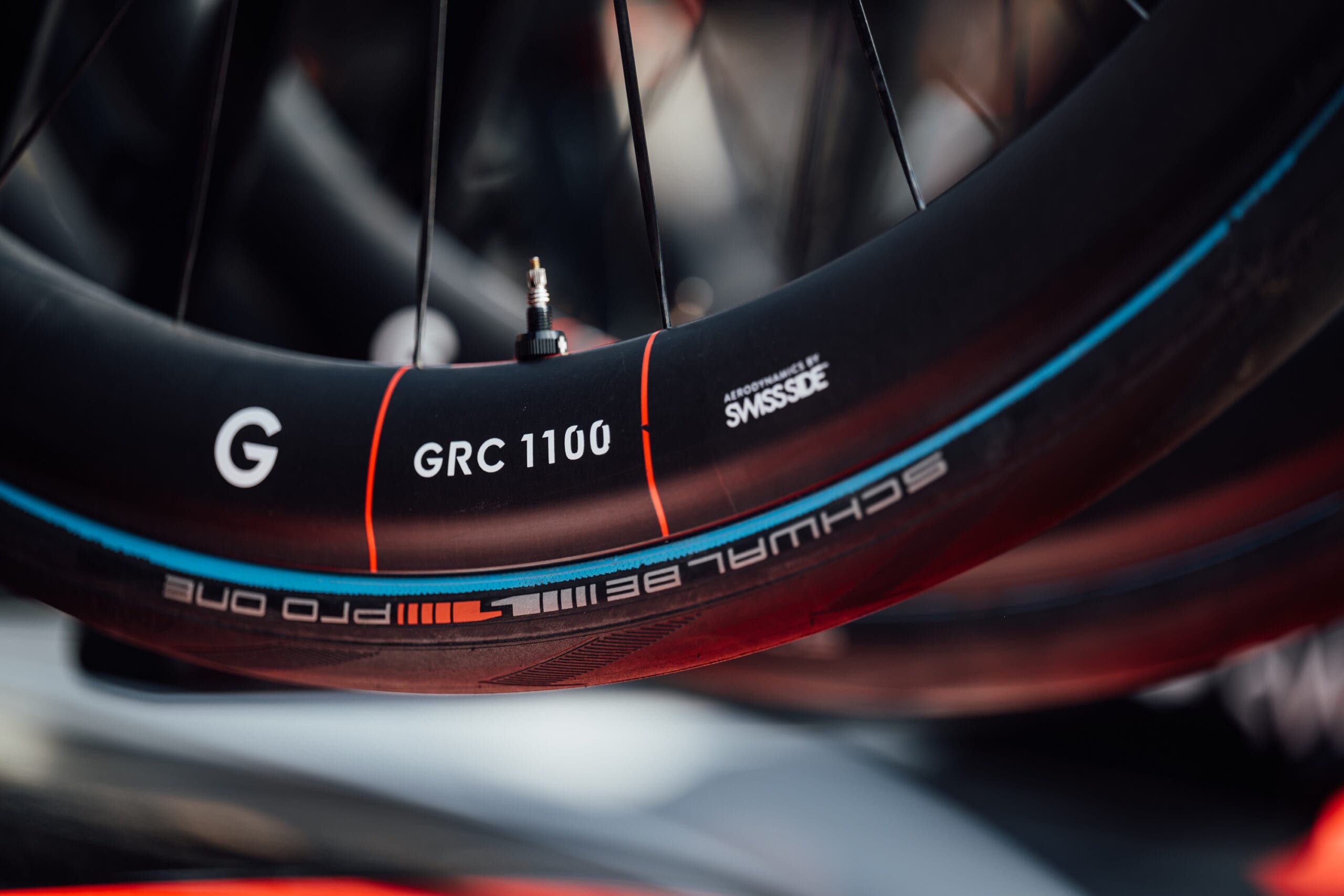 DT Swiss gravel wheels on Uno-X road bikeStrade Bianche Tech 2025 Chris Auld-8