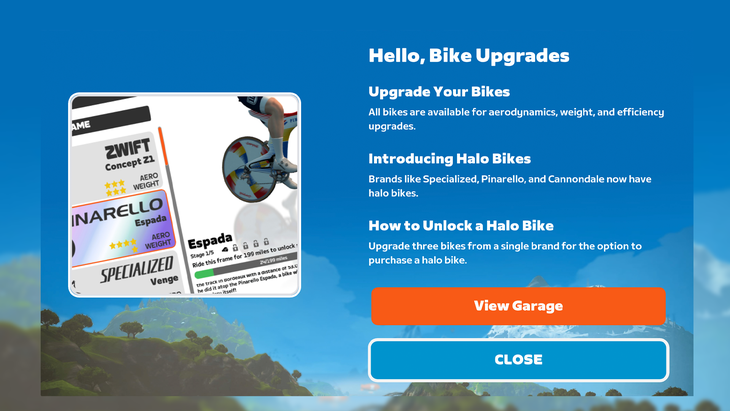 Zwift bike upgrade system cannondale specialized pinarello-4