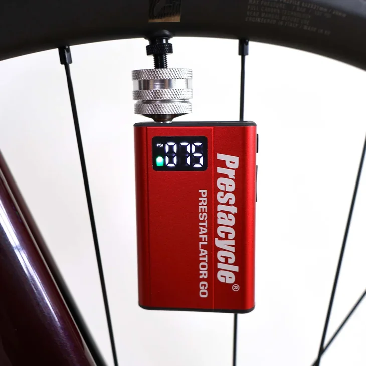 prestacycle prestaflator go electronic pump this week in tech