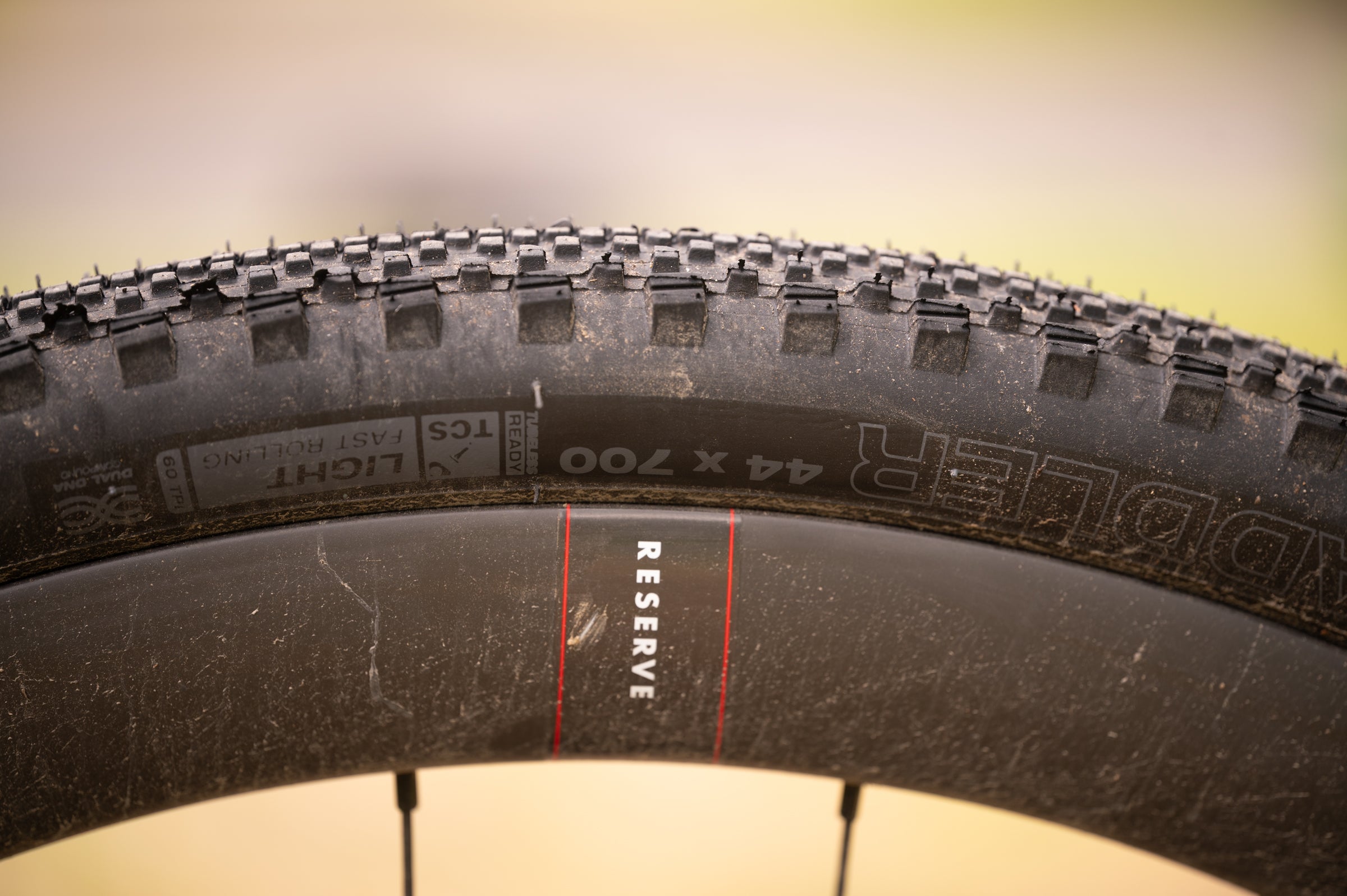 Reserve 40/44 wheels with WTB Raddler tires