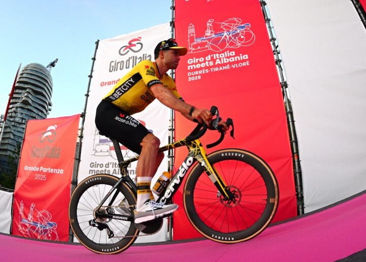 Van Aert rides into the Giro uncertain of his form.