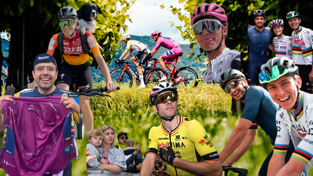 Social Digest: F1 Driver Keeps Up with Pogačar, Wout Wins for His Kids, Giro Fan’s Year is Made