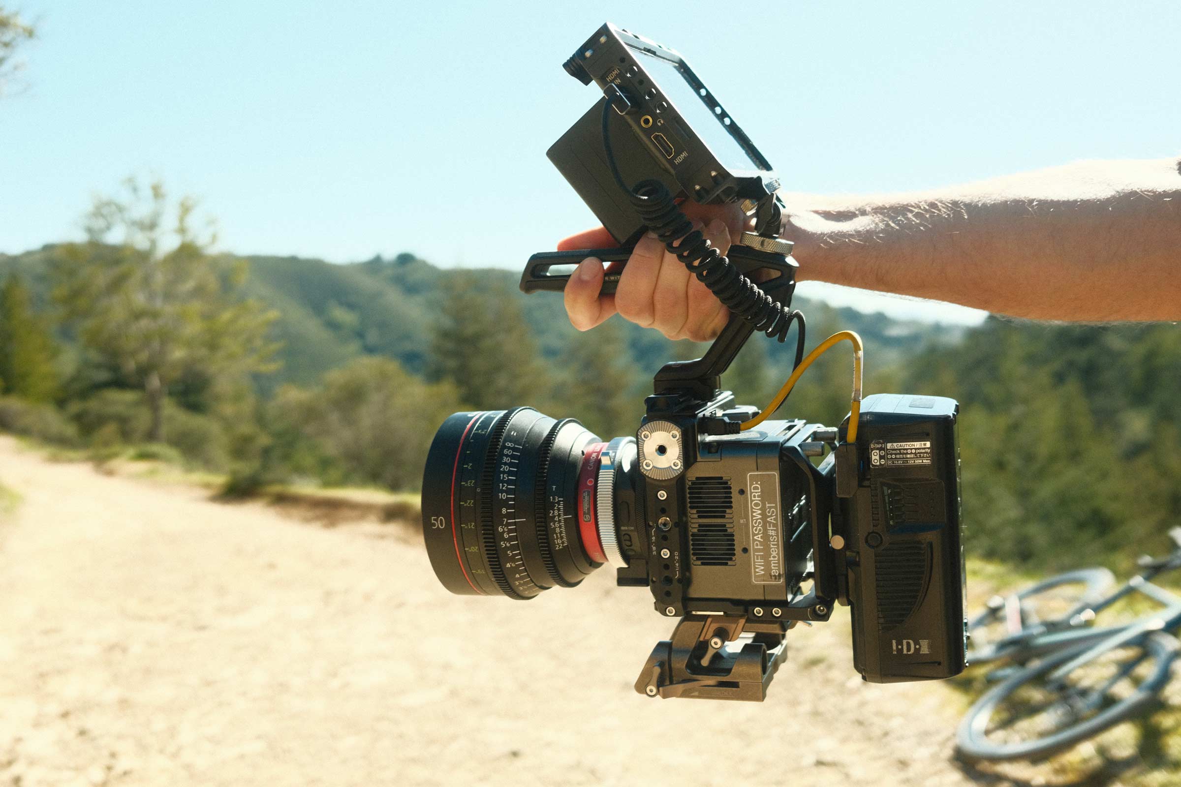 Slow-motion footage‍ captured during the Velo all-Road Bike Field Test 2025.