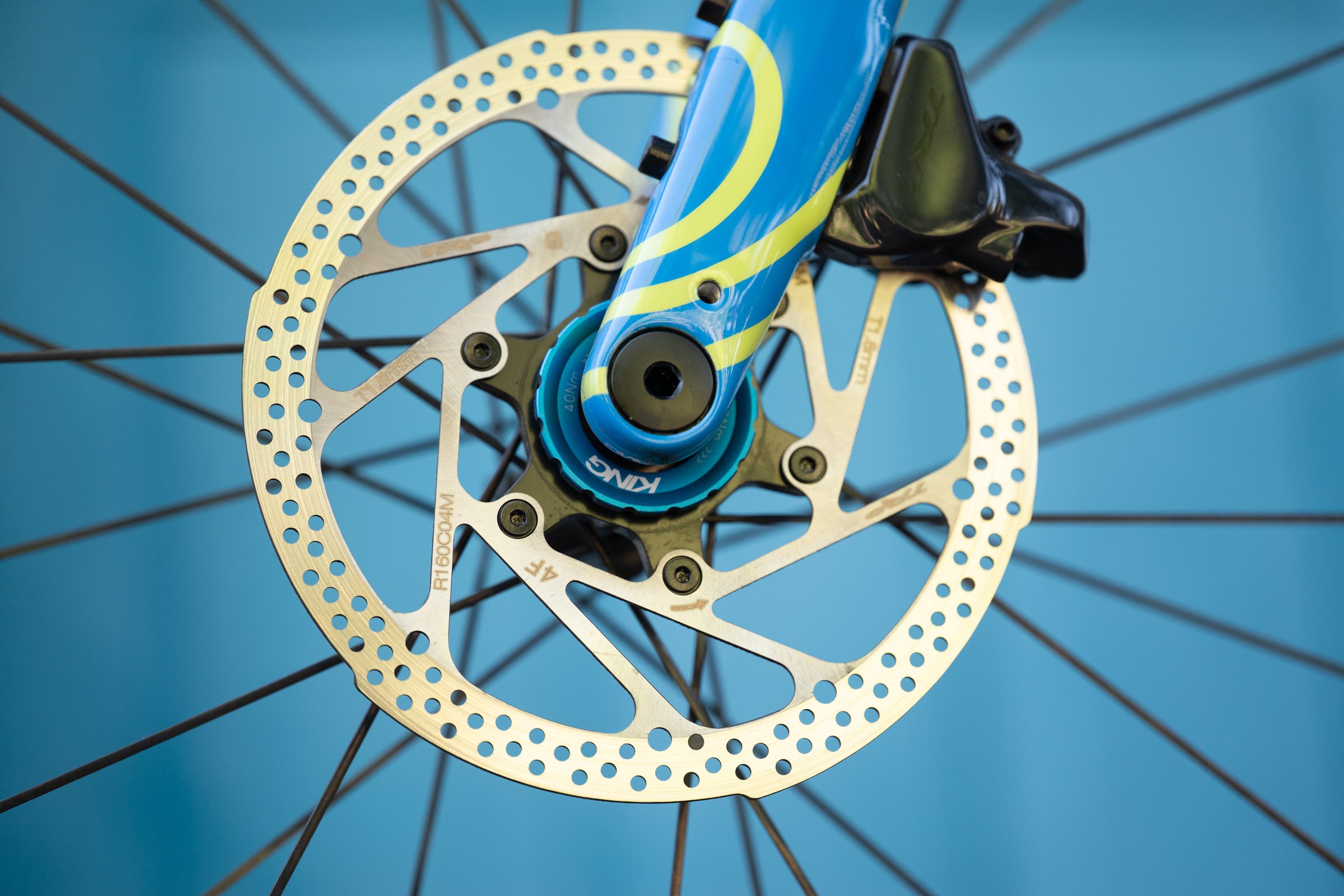 TRP Vistar brake caliper on an Enve Melee with Chris King lockring