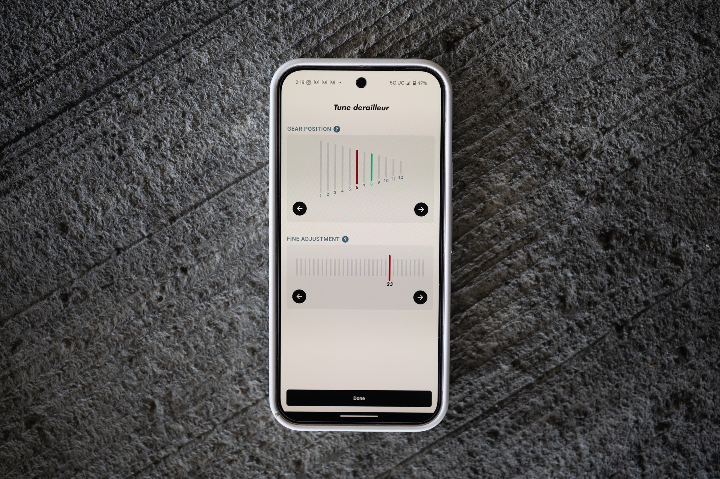 TRP control app on a Google Pixel 9 Pro XL