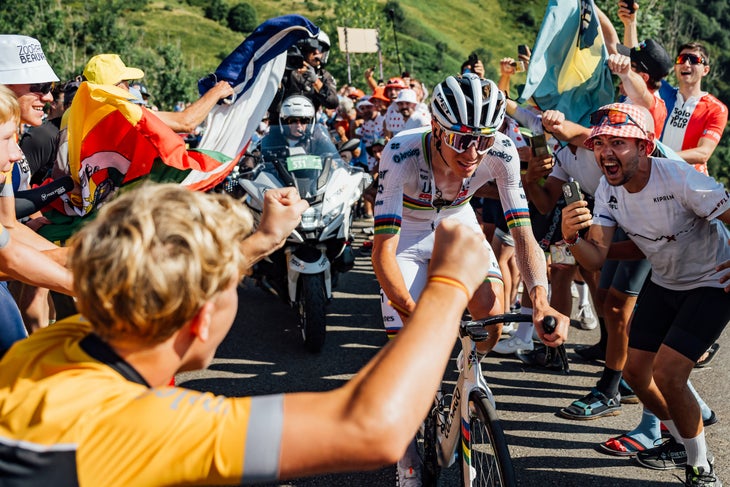Pogačar went on the attack and took serious time (Photo: Chris Auld)